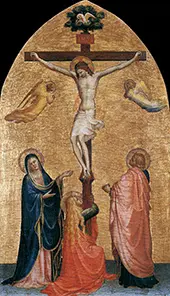 Crucifixion with the Virgin John the Evangelist and Mary Magdelene By Fra Angelico