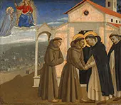 Meeting of St. Francis and St. Dominic By Fra Angelico