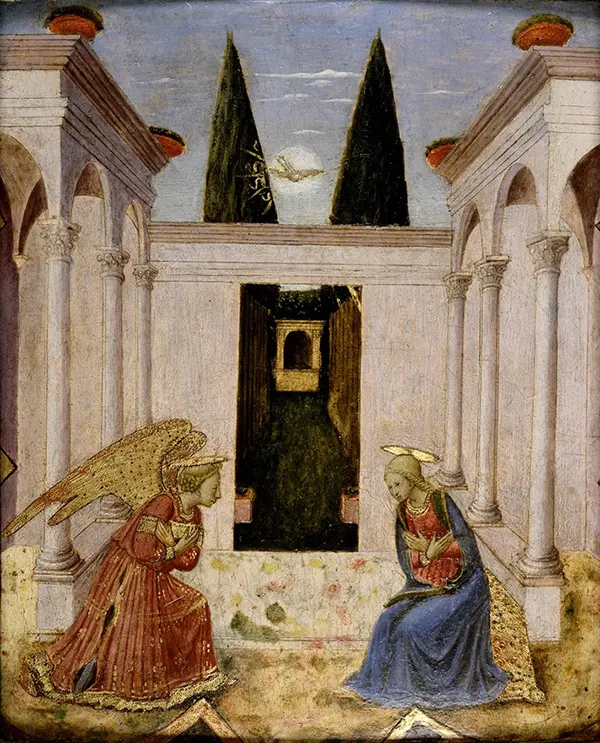 The Annunciation c1400 By Fra Angelico