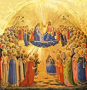 The Coronation of the Virgin By Fra Angelico