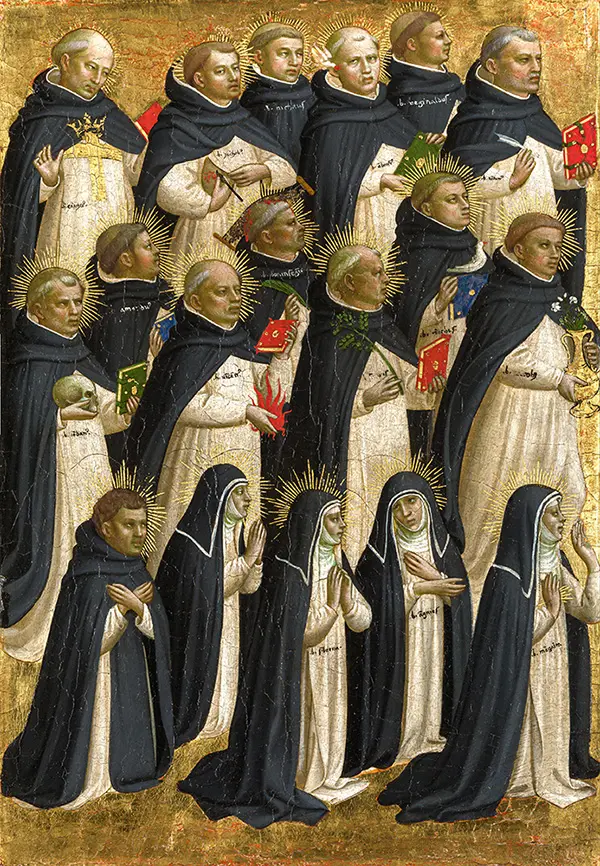 The Dominican Blessed Left Panel By Fra Angelico