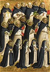 The Dominican Blessed Left Panel By Fra Angelico