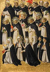 The Dominican Blessed Right Panel By Fra Angelico