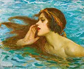 A Little Sea Maiden By William Henry Margetson