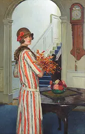 Golden Autumn By William Henry Margetson