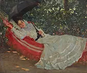 The Red Hammock, 1901 By William Henry Margetson