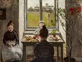 Flower Girls By Olga Boznanska