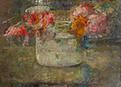 Flowers c1920 By Olga Boznanska
