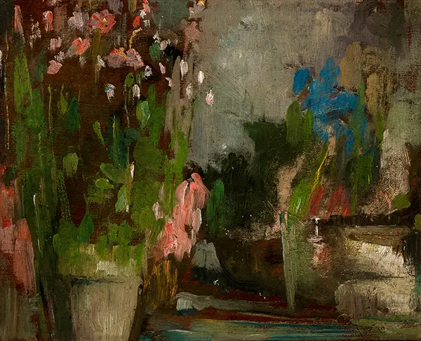 Flowers on a Terrace, 1903 By Olga Boznanska