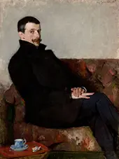Portrait of the Painter Paul Neuen, 1893 By Olga Boznanska