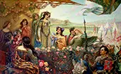 Lancelot and Guinevere By Herbert James Draper