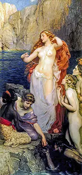 The Pearls of Aphrodite By Herbert James Draper