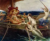 Ulysses and the Sirens By Herbert James Draper