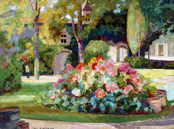 Flowers in the Park, c1933 By Victor Charreton