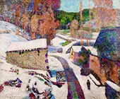 Murols Under the Snow, 1915 By Victor Charreton