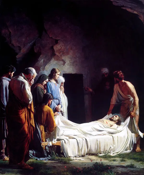 Burial of Christ By Carl Bloch