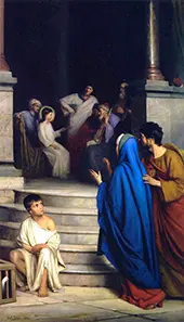 Christ Teaching at the Temple By Carl Bloch