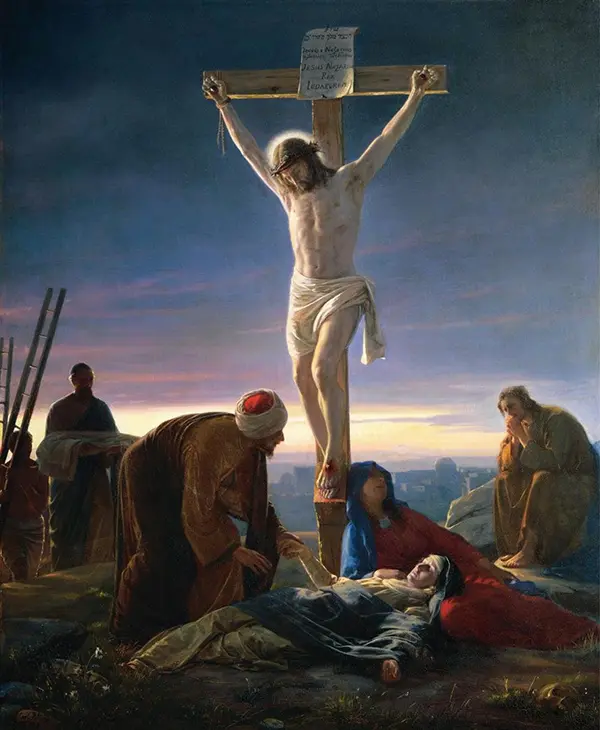 Christ on the Cross By Carl Bloch
