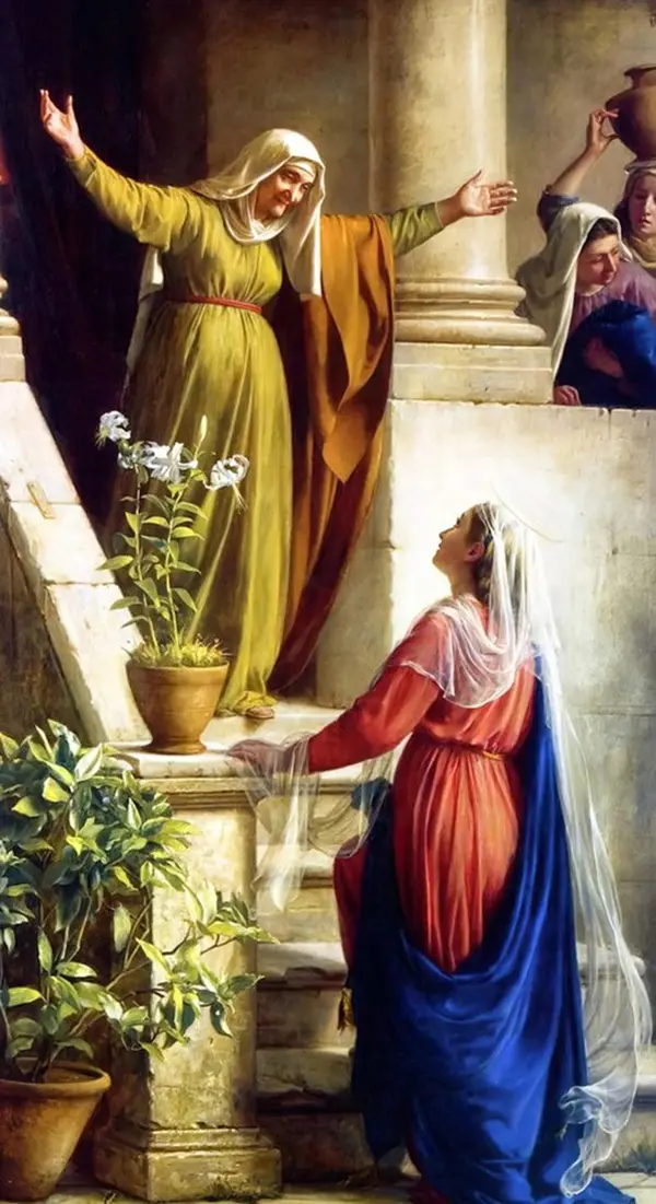 Mary and Elizabeth By Carl Bloch