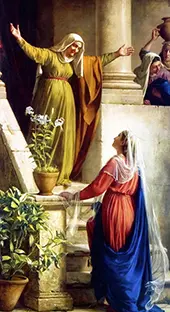 Mary and Elizabeth By Carl Bloch