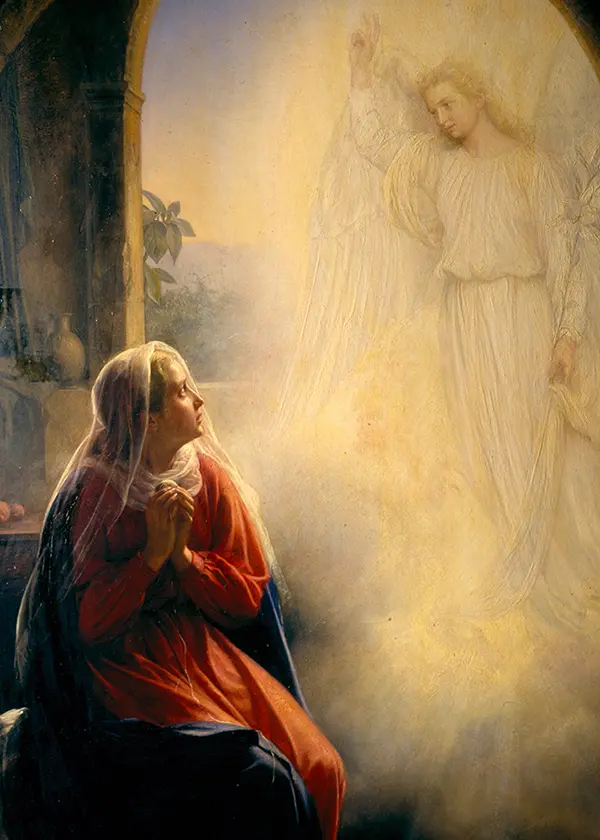 The Annunciation By Carl Bloch