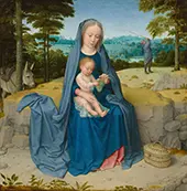 The Rest on the Flight Into Egypt, c1510 By Gerard David