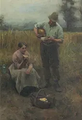 A Break for Lunch in the Fields By Robert McGregor