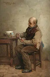 A Smoker, 1882 By Robert McGregor
