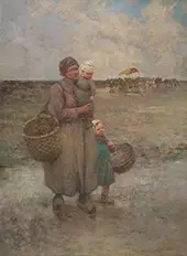 Mussel Gatherers By Robert McGregor