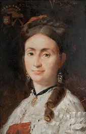 Aristocrat Lady By Paul Albert Besnard