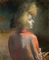 Portrait of a Woman By Paul Albert Besnard