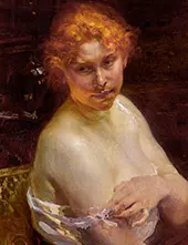 Portrait of a Young Woman, 1892 By Paul Albert Besnard