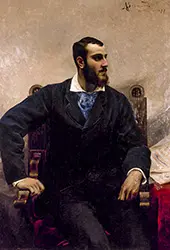 Portrait of Andre Wormser, 1877 By Paul Albert Besnard