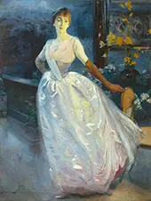 Portrait of Madame Roger Jourdain By Paul Albert Besnard