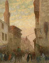 Street Animated by Characters By Paul Albert Besnard