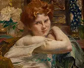 The Red Haired Woman By Paul Albert Besnard