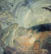 Truth Leading the Sciences in Its Wake Spreads Its Light on Men By Paul Albert Besnard