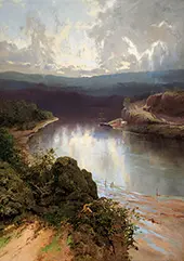 An Australian Fjord By William Charles Piguenit