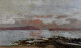 Long Nose and Balls Hean from the Atlas, 1894 By William Charles Piguenit