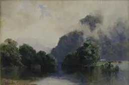 Morning Mists on the Conway North Wales By William Charles Piguenit