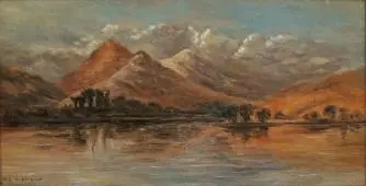 Mountain Reflections New Zealand By William Charles Piguenit