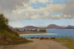 The Derwent River from Brown's River Road, c1890 By William Charles Piguenit