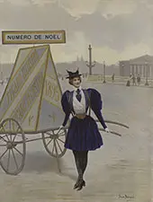 Advertising of the Future, 1895 By Jean Beraud