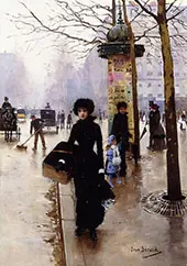 A Parisian Woman By Jean Beraud
