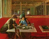 At the Coffee Shop By Jean Beraud
