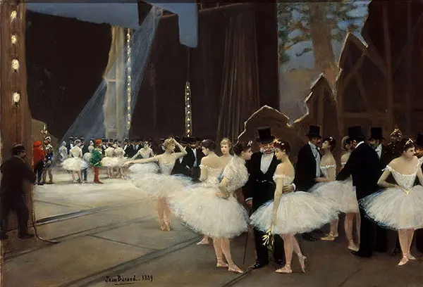 Backstage at the Opera, 1889 By Jean Beraud