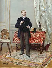 Portrait of Edmond Taigny By Jean Beraud