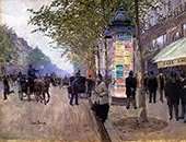 Hailing a Cab By Jean Beraud