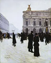 Outside the Opera Paris, 1879 By Jean Beraud