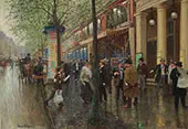 The Big Boulevards the Variety Theater By Jean Beraud
